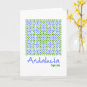 Andalusian Tiles 7 カード (黄色い花)
