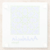 Andalusian Tiles 7 ガラスコースター (裏面)