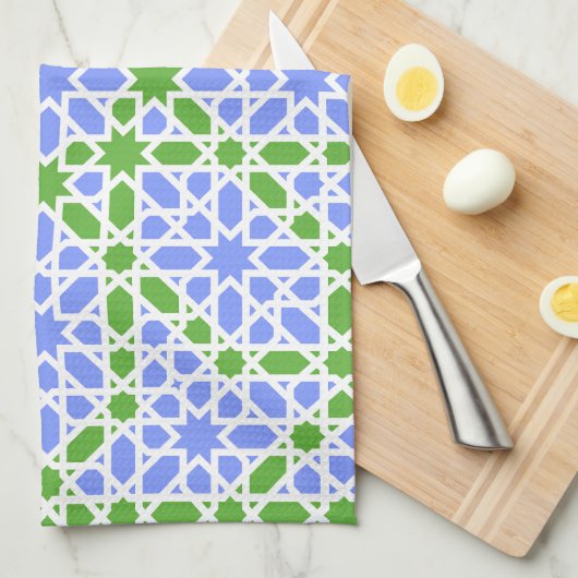 Andalusian Tiles 7 キッチンタオル (四つ折り)