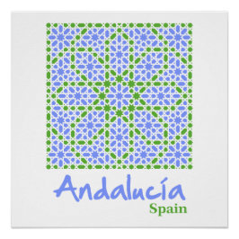 Andalusian Tiles 7 ポスター