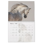 Andalusians by Carol J Walker Horse Calendar カレンダー (2月 2026)