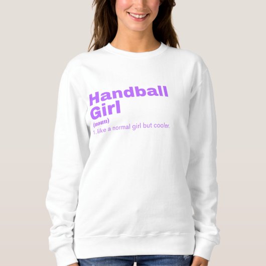 andball Girl - Handball スウェットシャツ (正面)