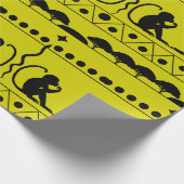 Andean Amazon Gift Wrap – Ecuadorian Tribal Patter ラッピングペーパー (角)