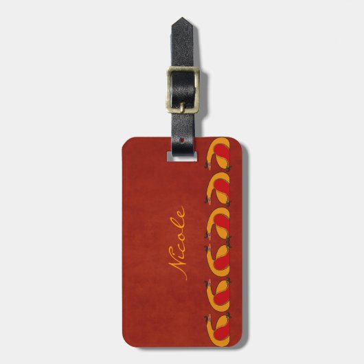 Andean Lazy Bird ラゲッジタグ (正面縦)