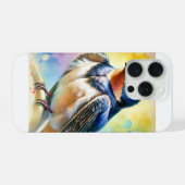 Andean swallow 210724AREF111 - Watercolor iPhoneケース (裏面横)