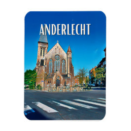 Anderleecht Belgiqueの写真ヴィンテージ マグネット