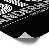 Andermatt Ski Resort Swiss Alps Skiing Switzerland ポスター (角)