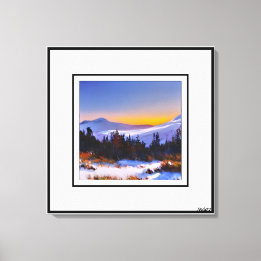 Anders Artist* Sunrise in the Colorado Mountain* キャンバスプリント