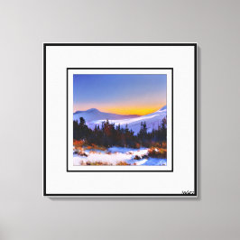 Anders Artist* Sunrise in the Colorado Mountain* キャンバスプリント