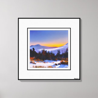 Anders Artist* Sunrise in the Colorado Mountain* キャンバスプリント