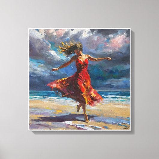 Anders Artistry* "踊りIn The Storm" キャンバスプリント (正面)