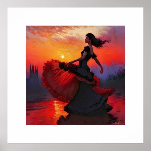 Anders Artistry* Flamingo Dancer #4* ポスター (正面)