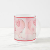 Anders Artistry* I LOVE YOU* Two-Tone Coffee Mug フロストグラスマグカップ (正面右)