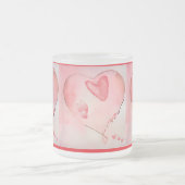 Anders Artistry* I LOVE YOU* Two-Tone Coffee Mug フロストグラスマグカップ (中央)