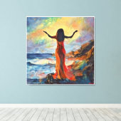 AndersArtistry「モーニング賞*水彩 キャンバスプリント (インサイチュ (ウッドフロア))