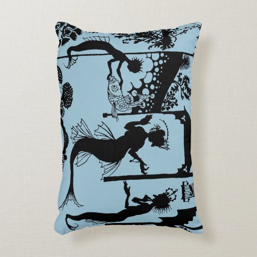 Andersen: 小さい人魚のシルエット アクセントクッション (正面(垂直))