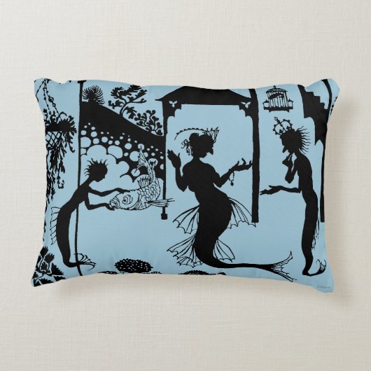 Andersen: 小さい人魚のシルエット アクセントクッション (裏面)