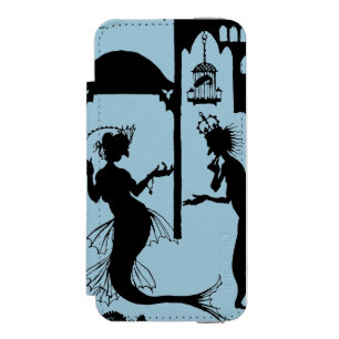 Andersen: 小さい人魚のシルエット iPhone SE/5/5sウォレットケース