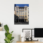 Anderson Building No 1 Color Version ポスター (ホームオフィス)