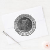 Anderson Buldoggsステッカー/デカール ラウンドシール (封筒)