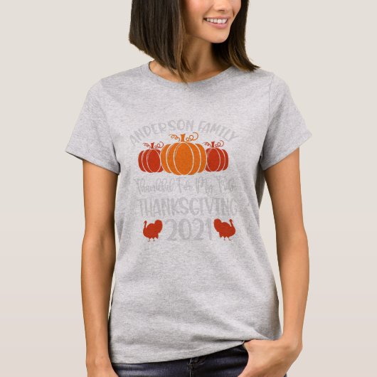 Anderson Family Thanksgiving 2021 Reunion Tシャツ (正面)