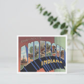 Anderson, Indiana Vintage Travel ポストカード (スタンド正面)