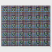 Anderson Scottish Clan Tartan and Crest ラッピングペーパー (フラット)