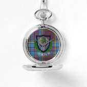 Anderson Scottish Clan Tartan and Crest 腕時計 (正面)