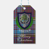 Anderson Scottish Clan Tartan & Crest ギフトタグ (正面)