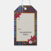 Anderson Scottish Clan Tartan & Crest ギフトタグ (裏面)