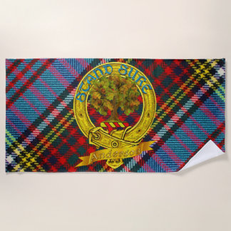 Anderson Tartan ビーチタオル