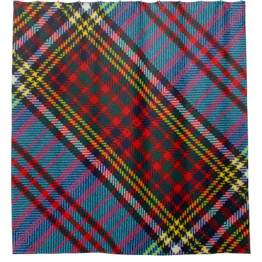 Anderson Tartan Shower Curtain シャワーカーテン (正面)