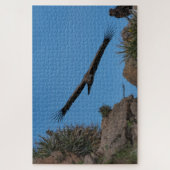 Andes condor in Colca Canyon, Peru ジグソーパズル (縦)