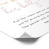 ANDIピンクポップピンのボトル彼女の腹の大きさ ポスター (角)