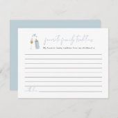 ANDIブルーポップピンボトルファミリートラディショナルエンクロス エンクロージャーカード (正面/裏面)