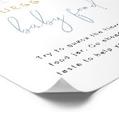 ANDI Blue Poppinのボトルがベビーフードゲームを推測 ポスター (角)