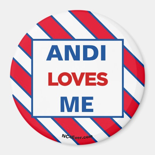 ANDI LOVES ME MAGNET マグネット (正面)