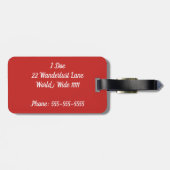 Andiamoラゲージタグ ラゲッジタグ (裏面横)