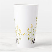 Andiamo（バターカップと蝶あり） カフェラテマグ (正面)