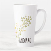 Andiamo（バターカップと蝶あり） カフェラテマグ (右)