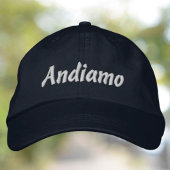 Andiamo Embroidered Hat 刺繍入りキャップ