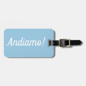 Andiamo Luggage Tag ラゲッジタグ (正面横)
