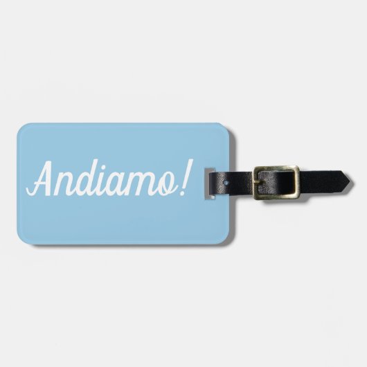 Andiamo Luggage Tag ラゲッジタグ (正面横)