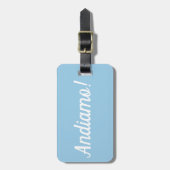 Andiamo Luggage Tag ラゲッジタグ (正面縦)
