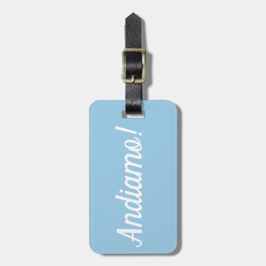 Andiamo Luggage Tag ラゲッジタグ (正面縦)
