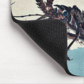 AndoのHiroshigeの浮世絵著エビそしてロブスター マウスパッド (コーナー)