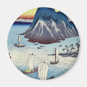 AndoのHiroshigeの浮世絵著Maisaka マグネット