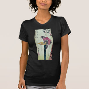 Ando、Hiroshigeによって桜でまねて下さい Tシャツ