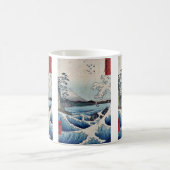 Ando、Hiroshige著Satta駿河国の海 コーヒーマグカップ (中央)