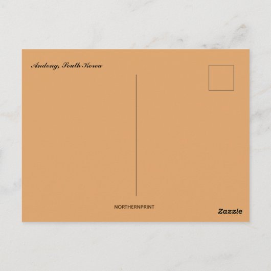 Andong South Korea ポストカード (裏面)